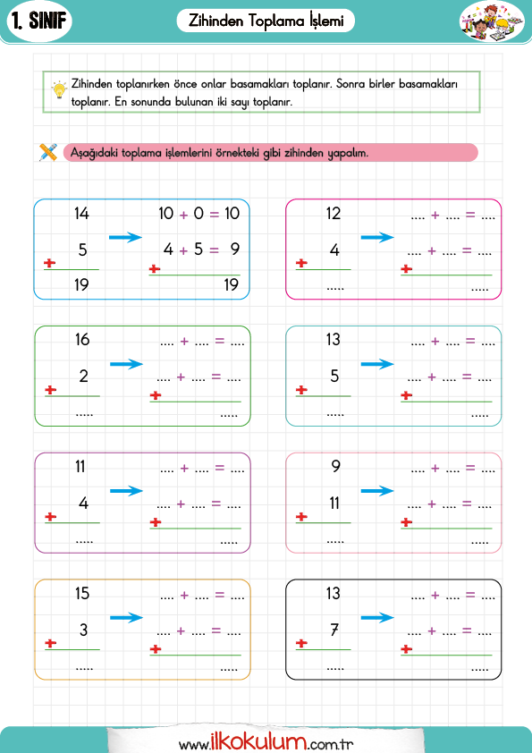 19zihinden toplama işlemi2