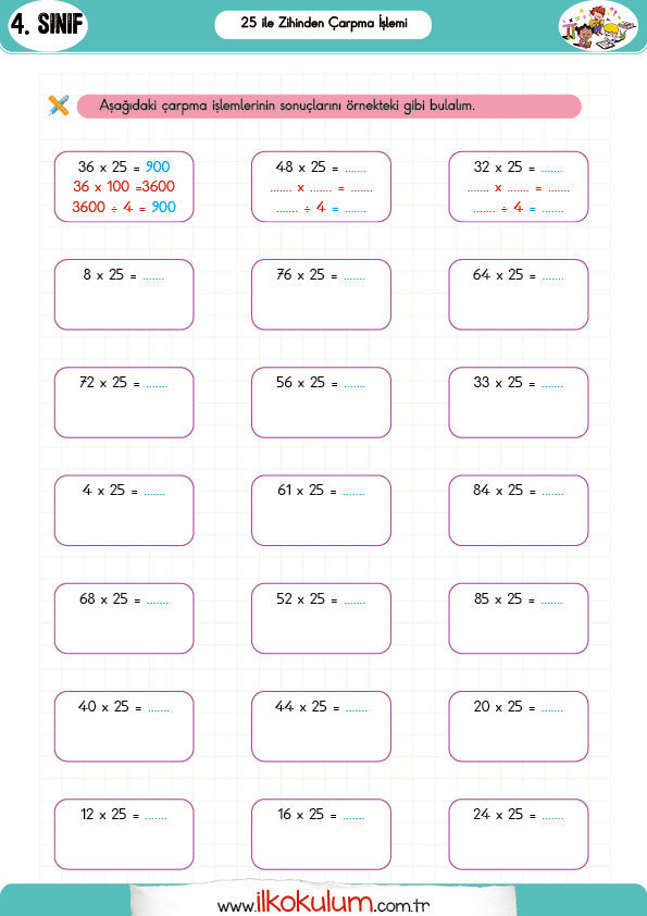 25-ile-zihinden-carpma-islemi-4-sinif-matematik2